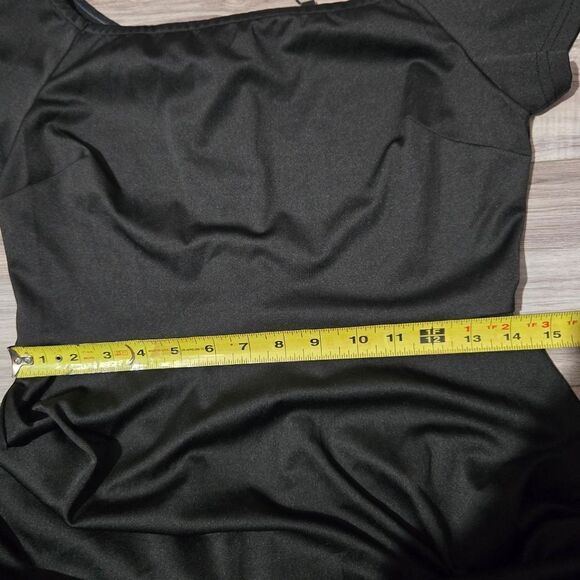 SHENBOLEN Women's Off Shoulder High Low A Line dress sz M - Picture 11 of 11